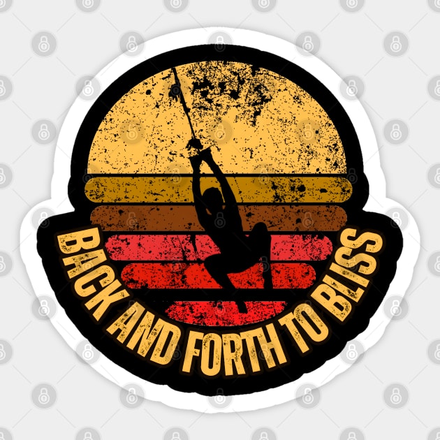 Back And Forth To Bliss Sticker by MakerMind8.2